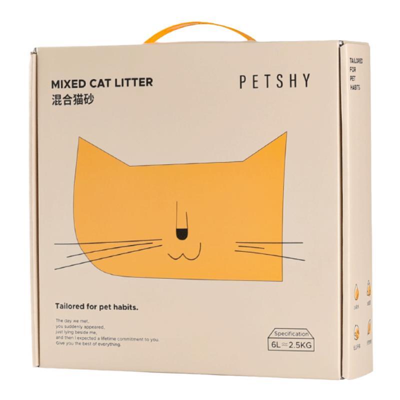 petshy 原味混合猫砂 2.5kg 19.9元包邮（需用券）