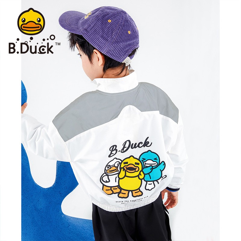 B.Duck 小黄鸭 童装儿童外套男风衣 断码清仓好价超值 34.57元（需用券）