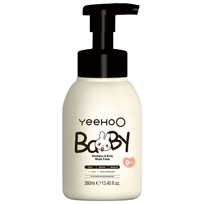 YeeHoO 英氏 婴儿洗发沐浴泡沫 清香型 380ml 29.5元（需买2件，需用券）