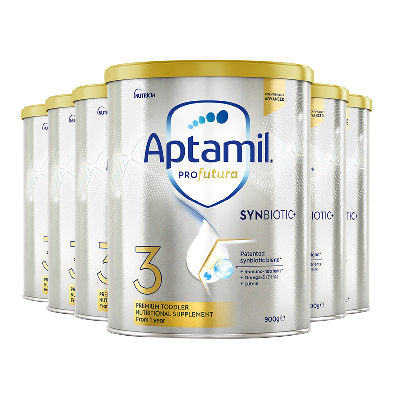 Aptamil 爱他美 澳洲白金版 婴幼儿奶粉 3段 6罐*900g 1285元 （需用券）+0.1购劵