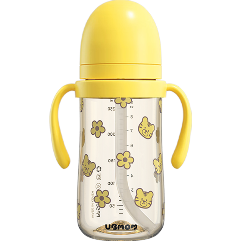 PLUS立减：UBMOM 婴幼儿吸管奶瓶ppsu吸管杯 280ml 87.71元（需领券），有赠品重