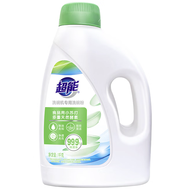 超能 洗碗机专用洗碗粉 1kg 18.31元