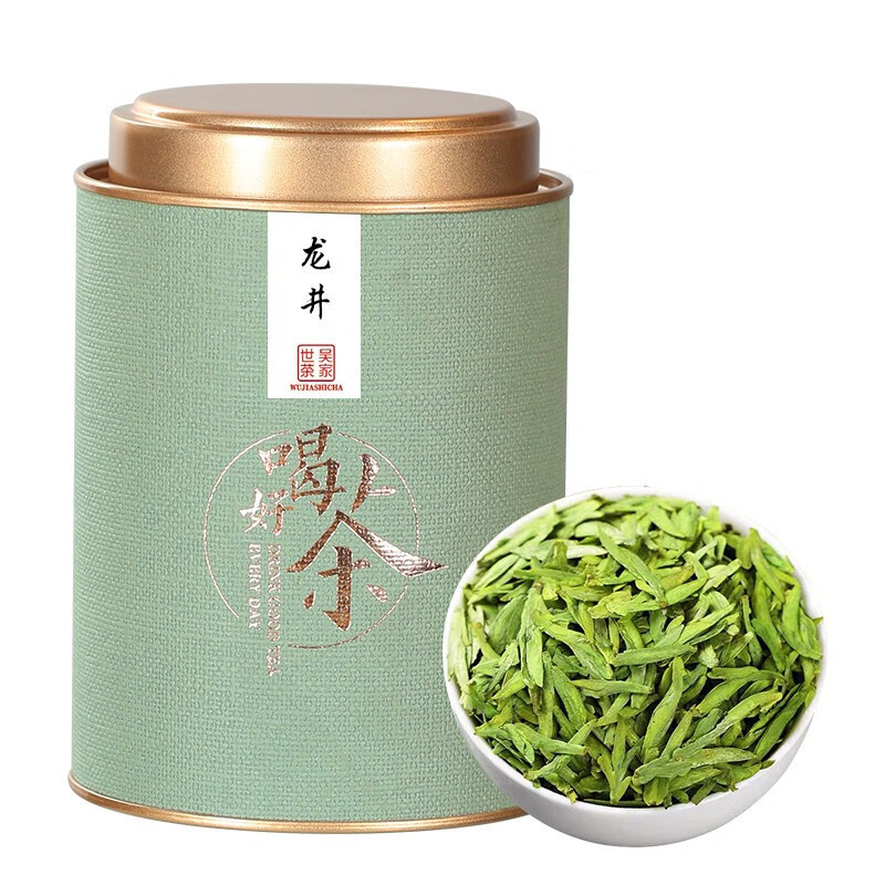 吴家世茶 龙井 特级 100g 54元（需买2件，需用券）