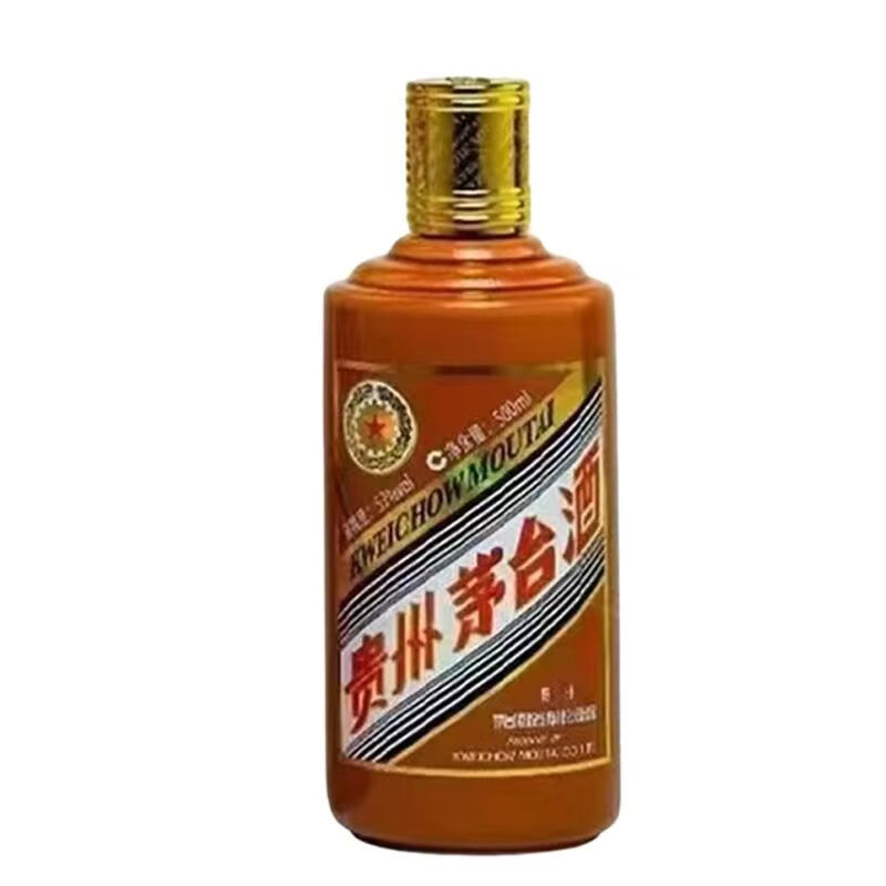 MOUTAI 茅台 甲辰龙年生肖纪念酱香型白酒53度500ml 单瓶 53%vol 500mL 1盒 赠礼袋 2