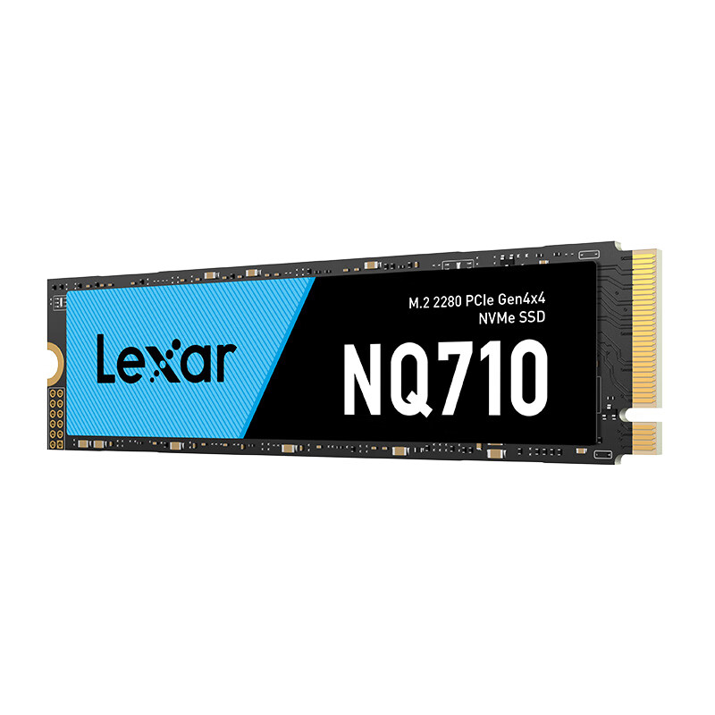 Lexar 雷克沙 NQ710 1TB SSD固态硬盘 M.2接口(NVMe协议) PCIe 4.0x4 传输速度5000MB/s 黑