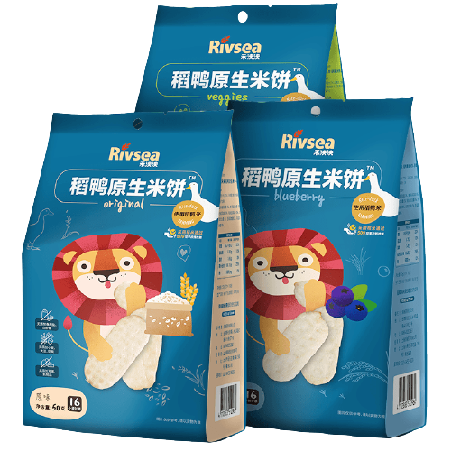 Rivsea 禾泱泱 稻鸭原生米饼 32g 16.57元（需买3件，需用券）