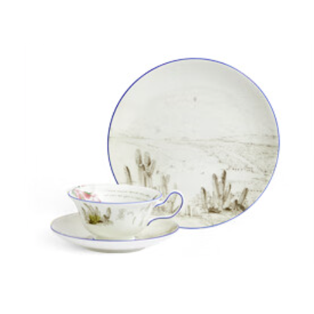 WEDGWOOD 达尔文·环游探索系列 智利 茶具套装 3件套 1630元（需用券）