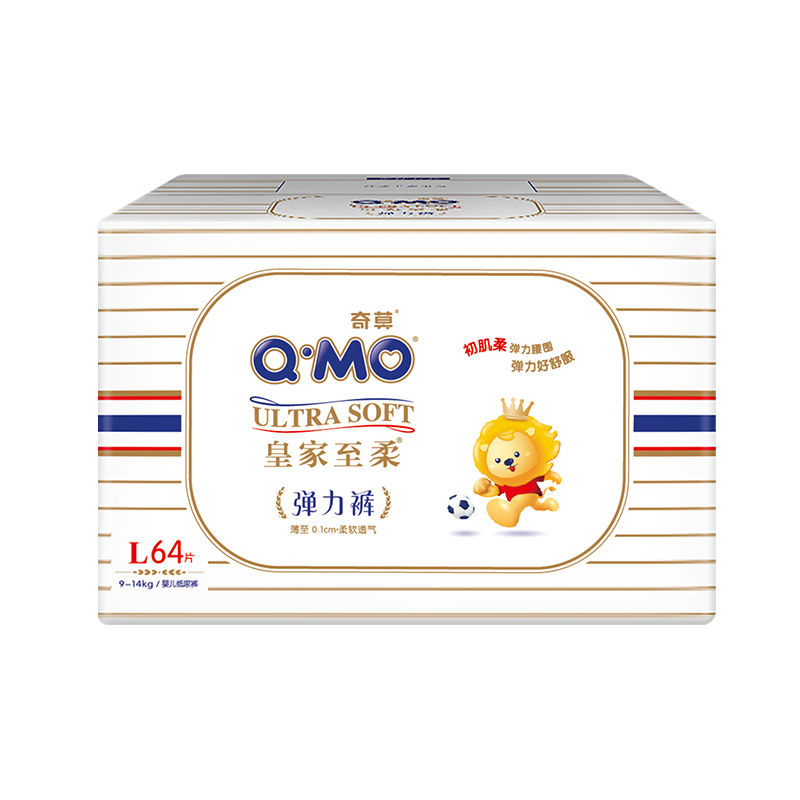 移动端：Q·MO 奇莫 皇家至柔系列 拉拉裤 102元（淘金币可抵2元起）