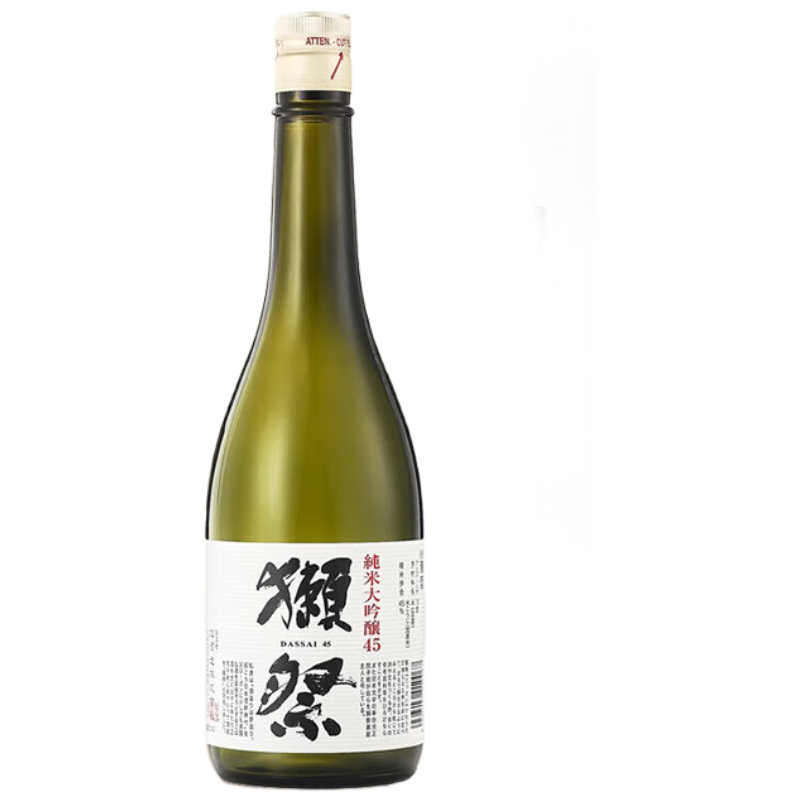 京东百亿补贴：DASSAI 獭祭 45 四割五分 纯米大吟酿 清酒 720ml 礼盒装 160.55元 