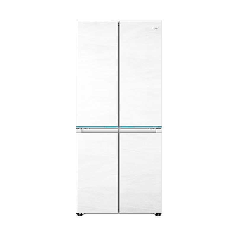 预售、PLUS会员：Haier 海尔 BCD-475WGHTD1BGZU1 白巧系列 全空间保鲜冰箱 475L 5110