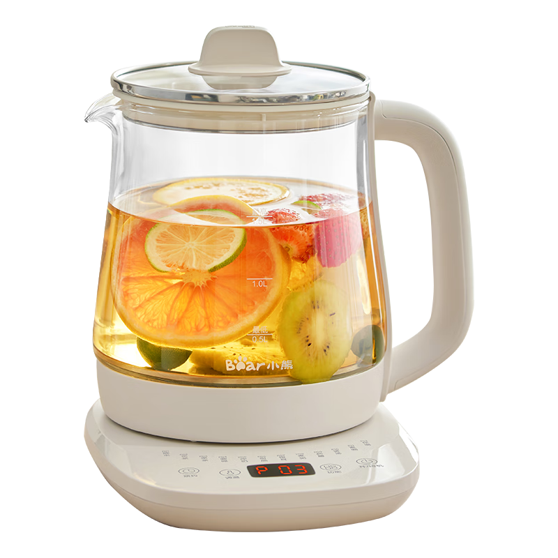 Bear 养生壶 烧水一体电热水壶花茶壶 316L不锈钢 1.5L大容量 YSH-J15H8 74.03元