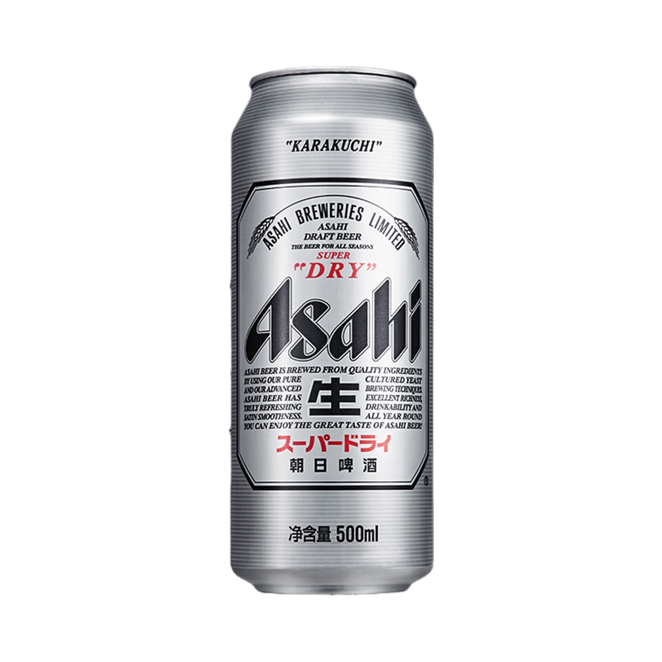 朝日啤酒 朝日超爽啤酒 500ml*15听国产整箱 69元（需用券）