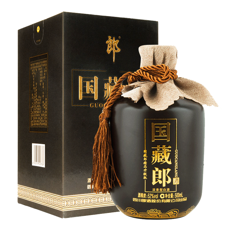 LANGJIU 郎酒 国藏郎 精品升级版52度浓香型白酒500mL*2瓶 ￥184.1