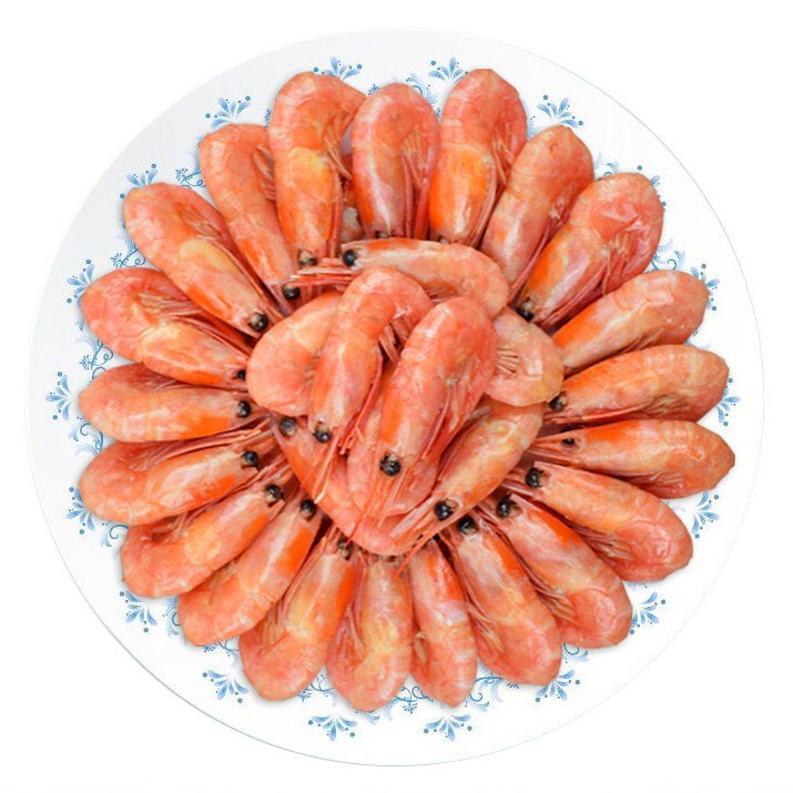 Seamix 禧美海产 加拿大熟冻北极甜虾 500g/袋 65-85只 (MSC认证) 即食 生鲜 海鲜 1