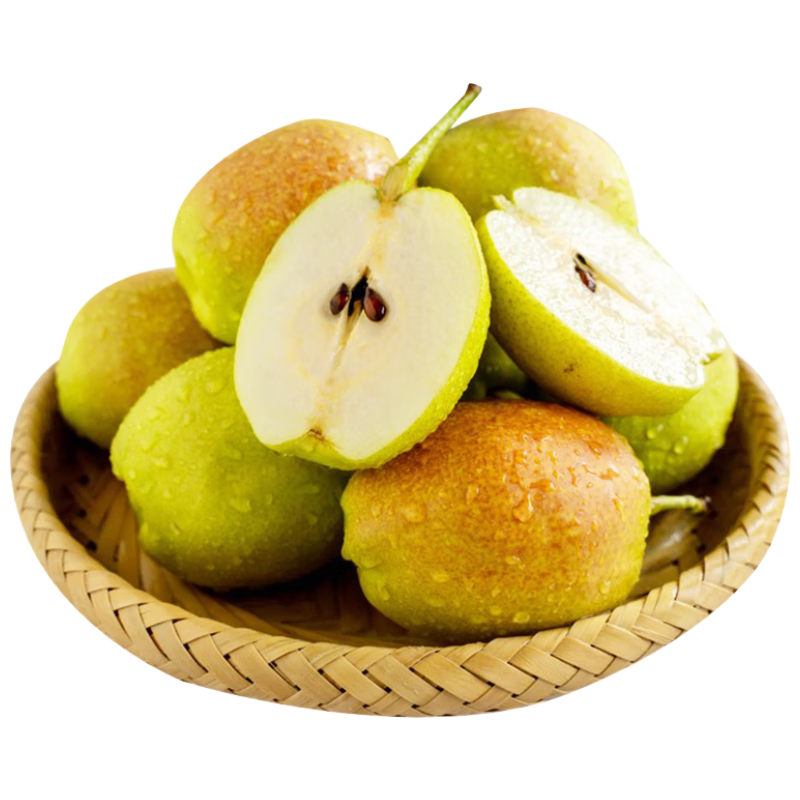 京鲜生 库尔勒香梨 净重4.5斤 单果120g+ 新鲜水果 源头直发包邮 29.9元