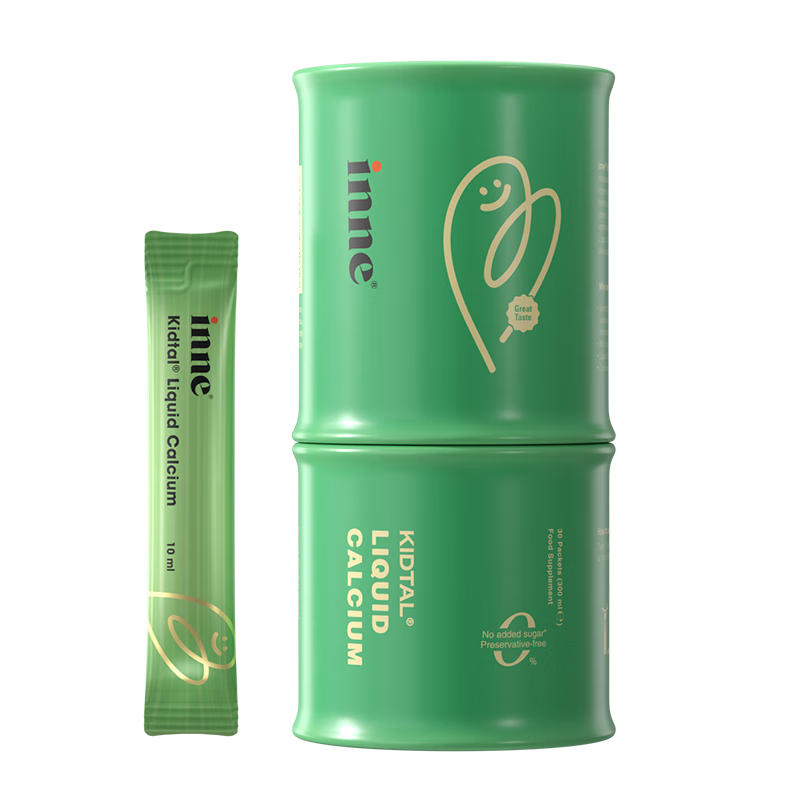 PLUS会员：inne 竹节钙儿童液体钙30条 170.5元（需买4件，共682元，需用券）