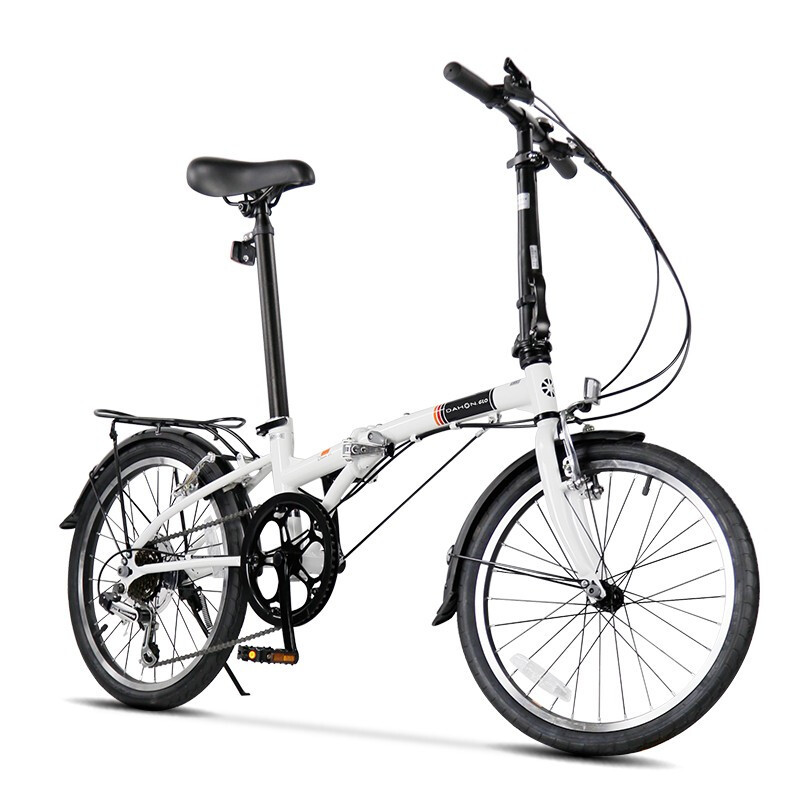 DAHON 大行 D6 折叠自行车 HAT060 白色 6速 20英寸 1241.51元（需用券）