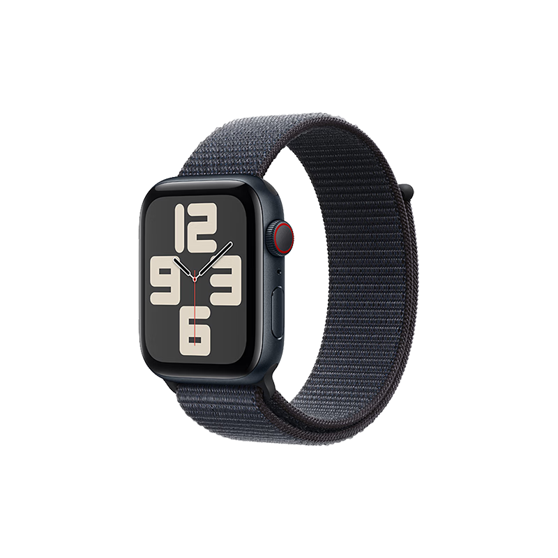 PLUS会员：Apple/苹果 Watch SE 智能手表GPS+蜂窝款44毫米午夜色 1815.61元（需领券