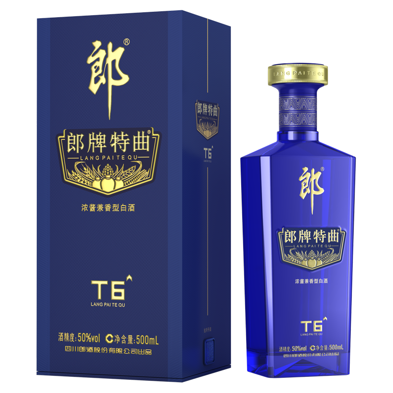 88VIP：LANGJIU 郎酒 郎牌特曲 T6 精英版 50%vol 浓香型白酒 500ml 单瓶装 94.05元