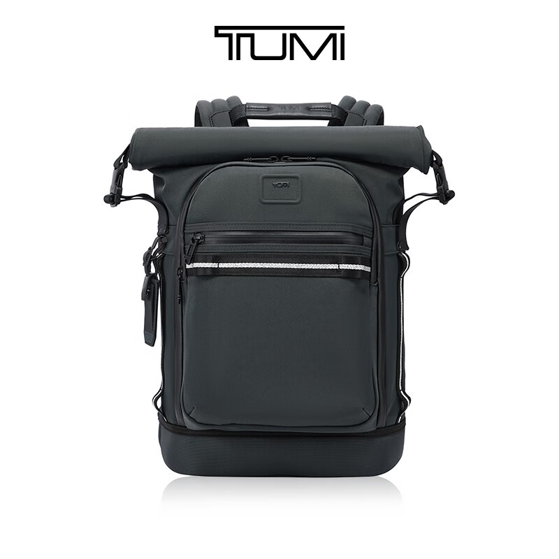 TUMI 途明 Alpha Bravo系列环保可持续轻质尼龙男士旅行双肩包 铁灰色/0232702IRN 1400元(需用券)