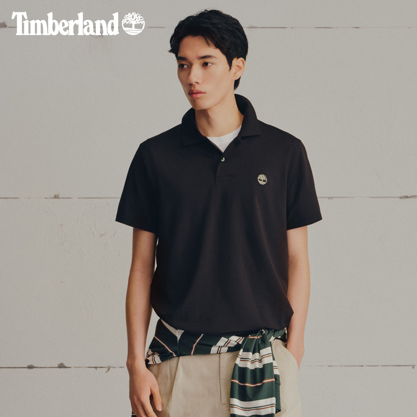 Timberland 男款快干凉感短袖POLO衫|A66DU 210.2元