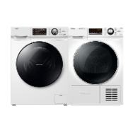 预售、PLUS会员：Haier 海尔 EG100B129W+EHG100129W 白色热泵杀菌洗烘套装 10Kg 返后4