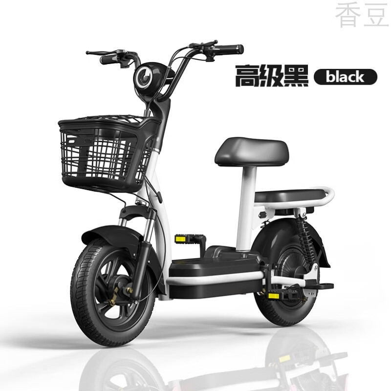 香豆 豆新国标雅迪车型电动自行车可上牌小型电瓶车成人超长续航锂电学生