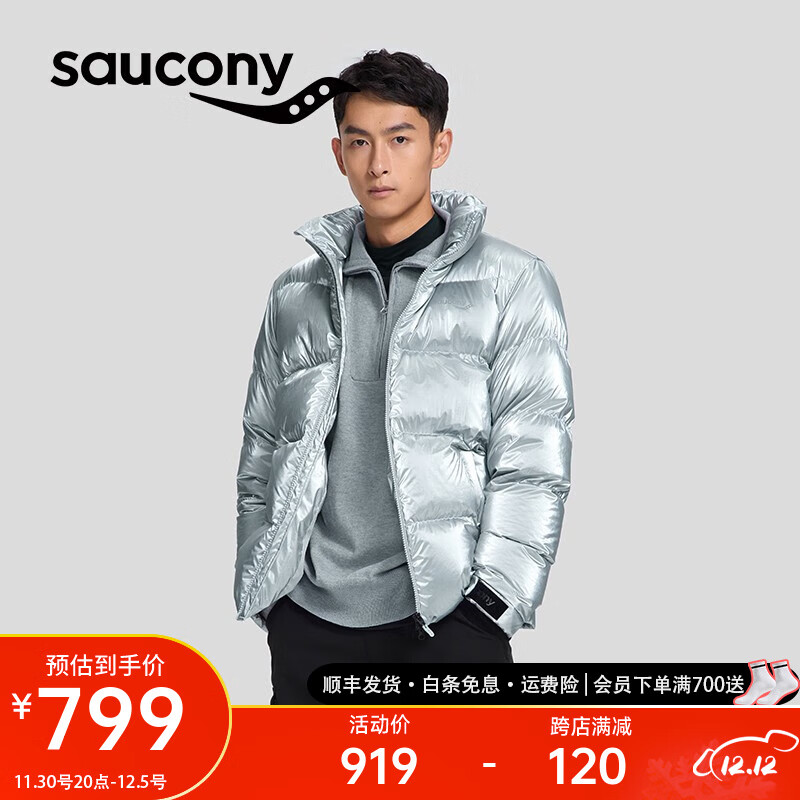 15日10点：saucony 索康尼 男款运动羽绒服 SC2220002C 574元