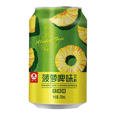 PEARL RIVER 珠江啤酒 菠萝啤味饮料 330mL*12罐 16.2元包邮+269淘金币（需领券）