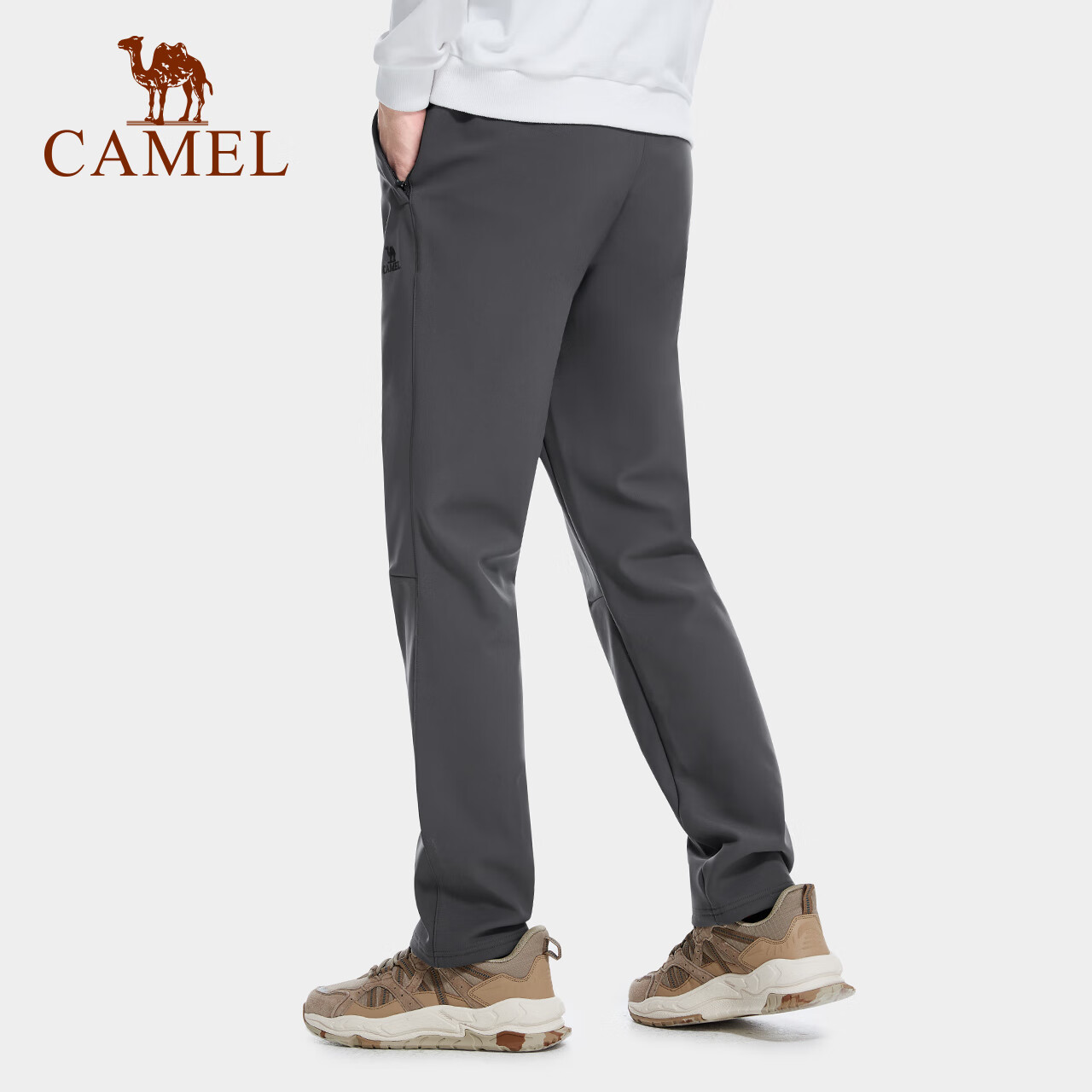 CAMEL 骆驼 男女士加绒软壳裤 A1W2VV125V 179元包邮（双重优惠）