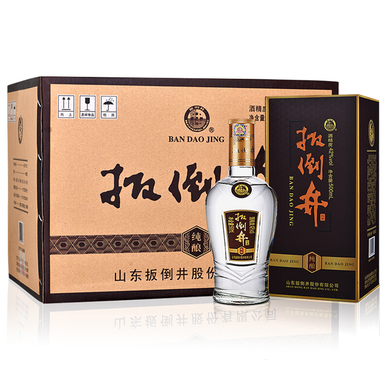 扳倒井 纯酿 42%vol 浓香型白酒 500ml*6瓶 37.01元（需用券）