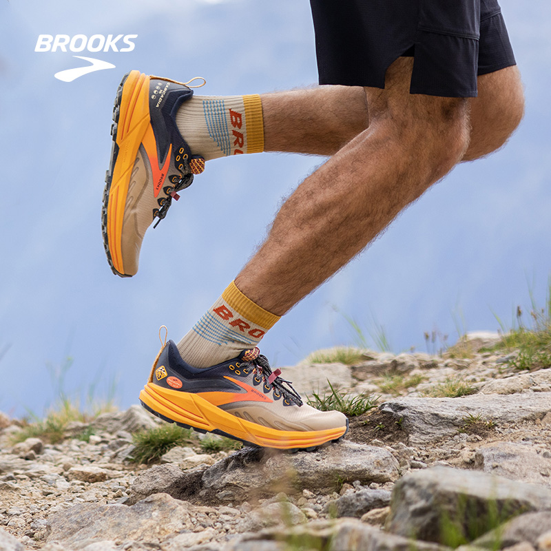 BROOKS 布鲁克斯 男缓震越野登山跑鞋鞋Cascadia16山岩 599元（需用券）