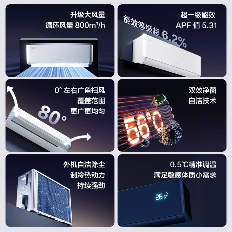 格力 云锦Pro系列 NhMb1BG 新一级能效 壁挂式空调 2181.1元 - 清风线报