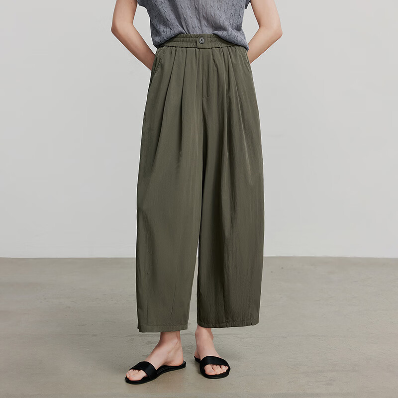 初语 慵懒休闲裤 山本裤（3色可选） 108.5元（需用券）