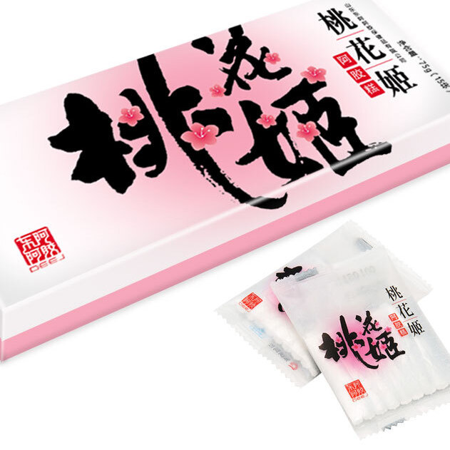 taohuaji 桃花姬 DEEJ 东阿阿胶 桃花姬阿胶糕 75g*2 59元