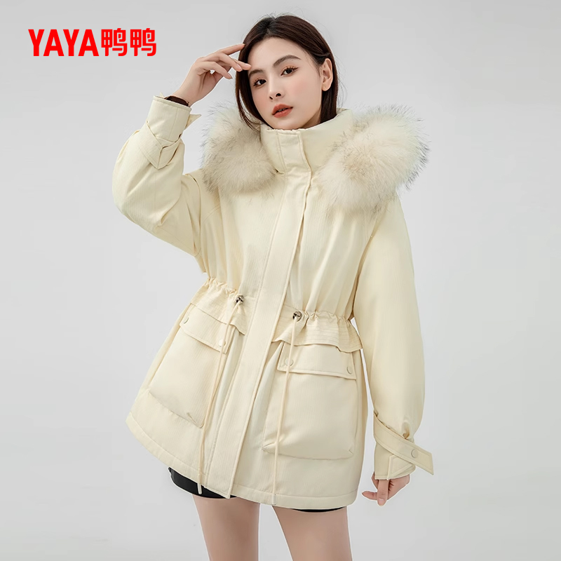 YAYA 鸭鸭 女士羽绒服 YE3B631235L-gf 399元（需用券）