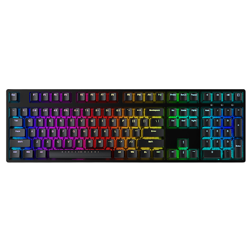 ikbc F410 108键 有线机械键盘 黑色 Cherry红轴 RGB 128.58元