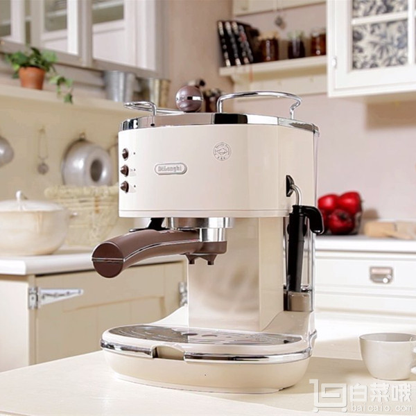 88VIP会员，De'Longhi 德龙 复古系列 ECO310 泵压式半自动咖啡机 3色 996.55元包邮包税（双重优惠） 买手党-买手聚集的地方