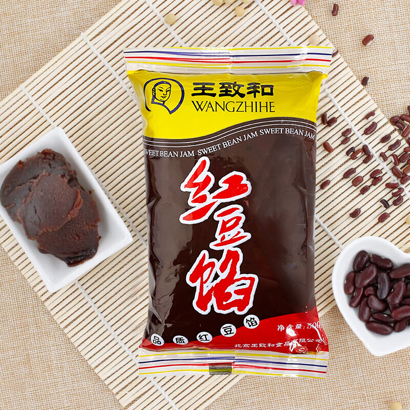 PLUS会员、概率券：王致和 红豆馅500g 2.36元+运费