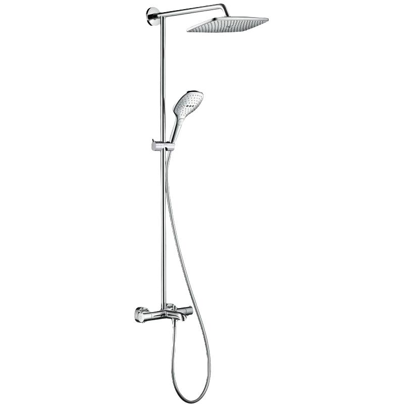 国家补贴：汉斯格雅 26777007 240沄雨圆形顶喷恒温浴缸龙头 2073.15元包邮（需