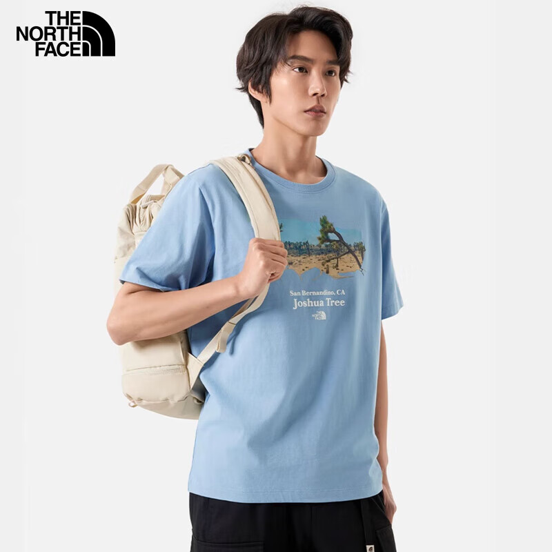 THE NORTH FACE 北面 短袖T恤男户外舒适时尚印花短袖88GJ 167元