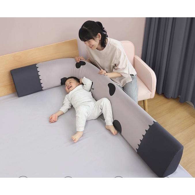 利伯顿 LIBODUN 婴儿防摔床围栏 晨雾灰 112cm（不含内置弹簧） 194元（双重优