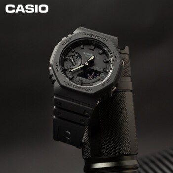 CASIO 卡西欧 G-SHOCK YOUTH系列 45.4毫米石英腕表 GA-2100-1A1 421元