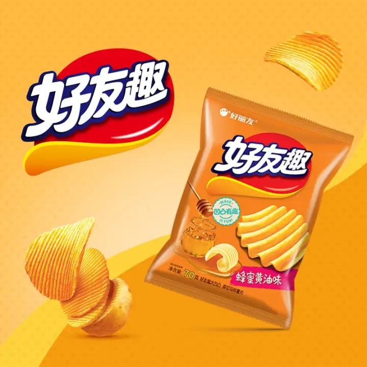 好丽友 好友趣薯片 × 5件 19.8元（需领券，合3.96元/件）