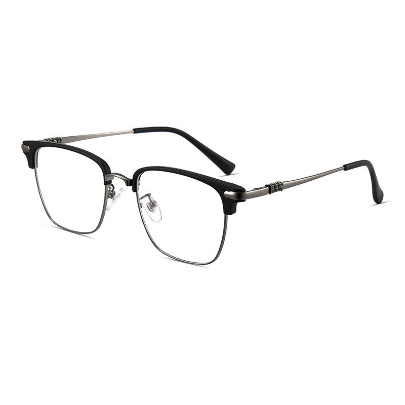 Jesmoor 复古黑半框眼镜框+161非球面镜片 49元（需用券）
