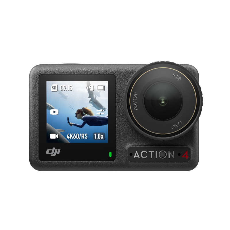 25日0点、再降价：大疆 DJI Osmo Action 4 运动相机 1598元包邮