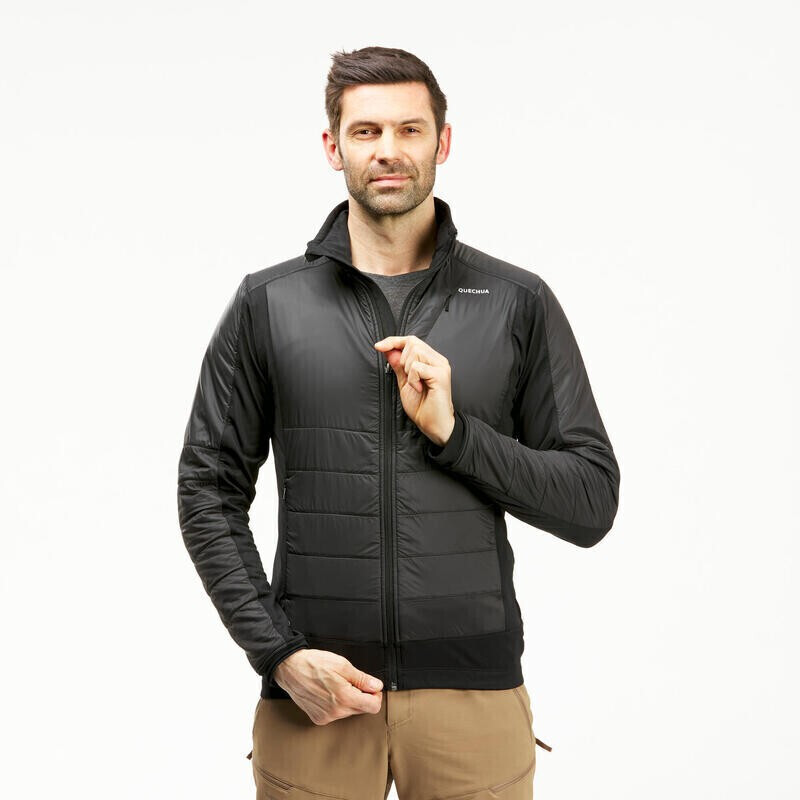 DECATHLON 迪卡侬 男式雪地徒步复合式夹克 -黑色丨SH900 X-Warm4274158 299.9元