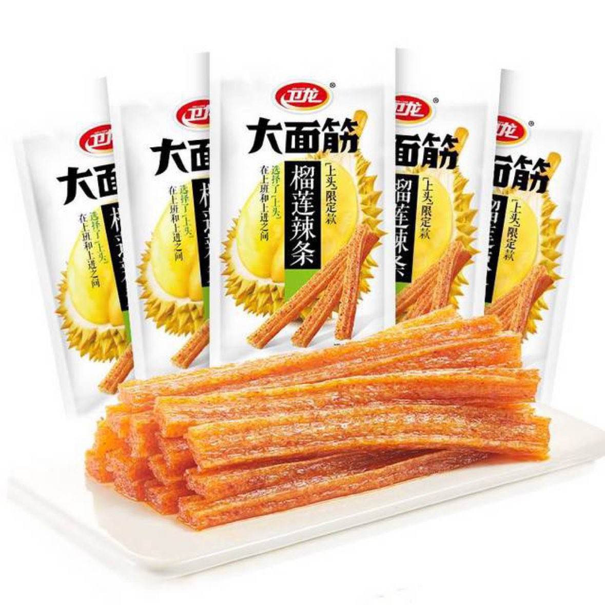 WeiLong 卫龙 榴莲味大面筋 50g*1袋 10.81元（合1.8元/件）