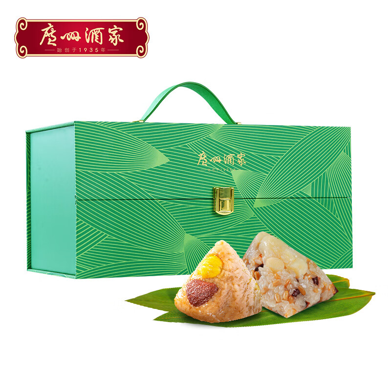 广州酒家 端阳好礼粽子礼盒1400g 7味14粽 66.04元（需用券）