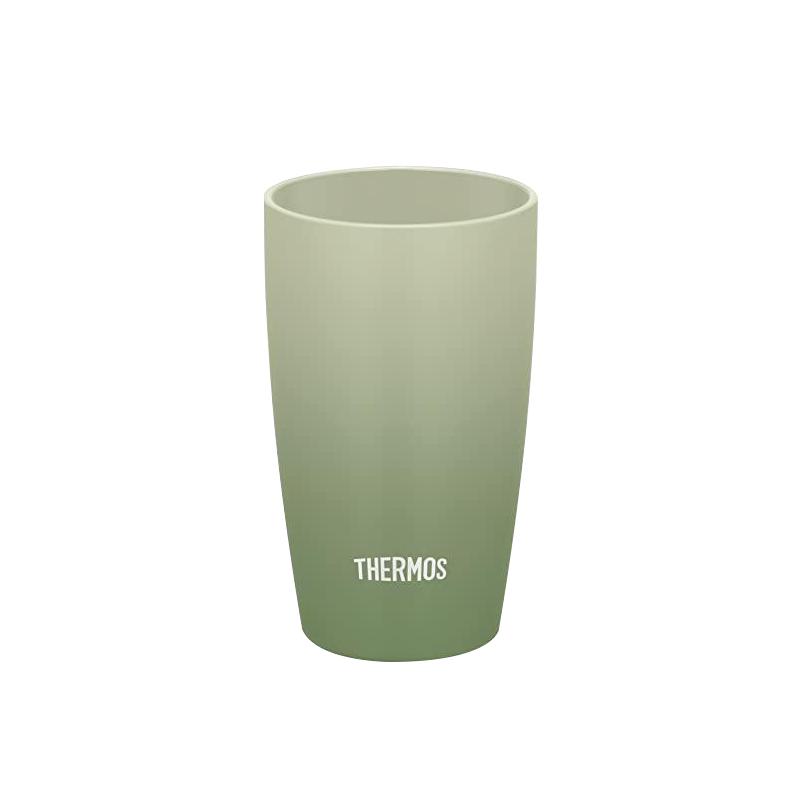 THERMOS 膳魔师 陶瓷风保温杯随身便携不锈钢咖啡杯 JDM-341 0G 橘绿340ml 69元